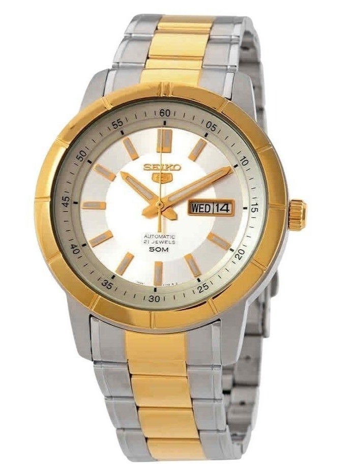 سيكو ساعة سيكو الرجالية ثنائية اللون SNKN58K1 - Image 1